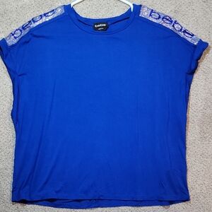 Bebe Blue Women's Top